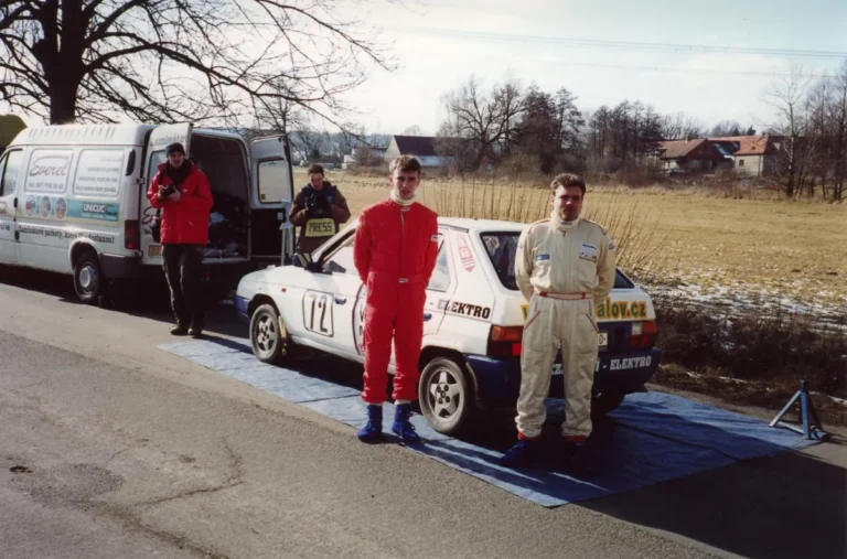 Petr Mráz na Rallysprintu Blovice 2001
