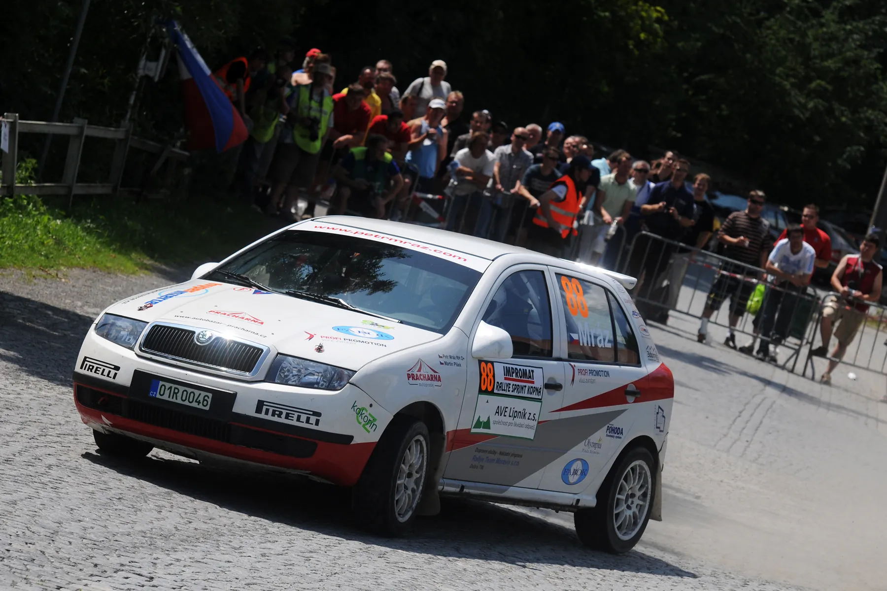 Petr Mráz, Škoda Fabia A5 – Impromat Rallysprint Kopná 2009
